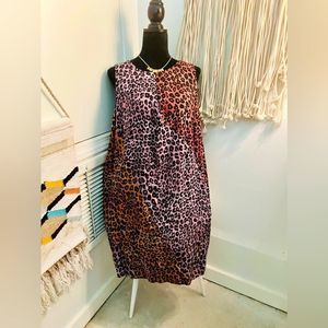 Anthropologie Leopard Dress